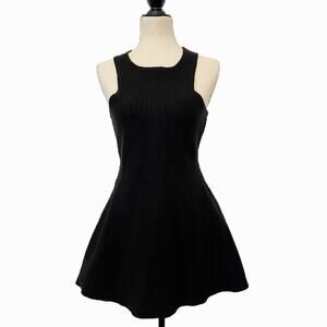JOA Black Sleeveless Skater Mini Dress Size Medium EUC